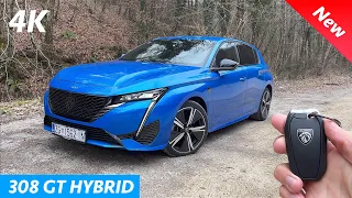 Peugeot 308 GT HYBRID 2022 - FULL In-depth review in 4K | Exterior - Interior, Infotainment (PHEV)