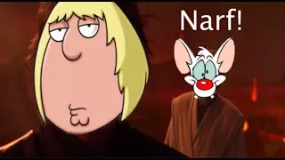 Chris Griffin AS Anakin / Pinky As Obi-Wan | Star Wars/Family Guy.