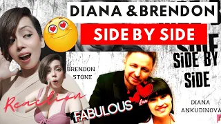 Side By Side – Diana Ankudinova & Brandon Stone (Official music video) | Bossbabe Café REACTION!🇷🇺