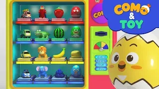 Como | Vending machine | Learn colors and words | Cartoon video for kids | Como Kids TV