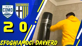 MI SFOGO CON IL SACCO DA BOXE DOPO L’ENNESIMA FIGURA DI 💩COMO - PARMA 2-0 #serieb