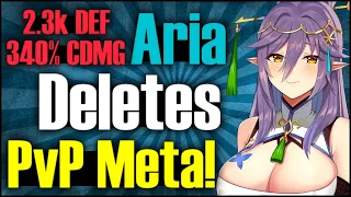 340% CDMG Aria DELETES PvP Meta!! BEST WAIFU EVER!