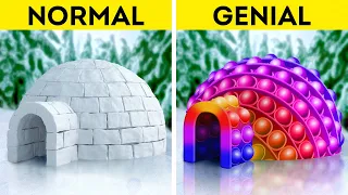 WOW! GROßE WINTER-DIYs || WINTERHAUS vs SOMMERHAUS