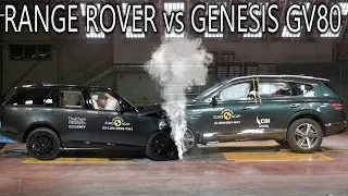 2022 Range Rover vs Genesis GV80 - Crash Test