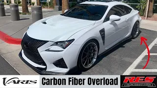 Lexus RCF With Insane Varis Hood And Ridiculously LOUD RES Exhaust