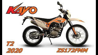 Мотоцикл KAYO T2 2020 года выпуска  Двигатель ZS172FMM, сравниваем с предшественником