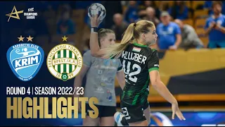 Krim Mercator Ljubljana vs FTC-Rail Cargo Hungaria | Round 4 | EHF Champions League Women 2022/23