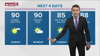 Summer heat moving in on Sunday, to last throughout workweek | WTOL 11 Weather