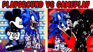 FNF Character Test | Gameplay VS Playground | Glitch Mickey | Pibby Sonic | Wednesday's Infidelity