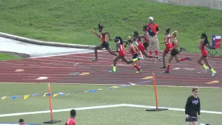 2015 USATF GULF ASSOCIATION FINALS - 4X100 METER RELAY 13- 14 YR GIRLS