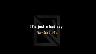 Motivation Whatsapp status |It's just bad day not bad life