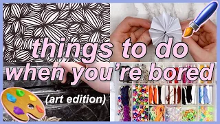 15 Things To Do When You're Bored - Art/Crafts Edition! (things to do at home)