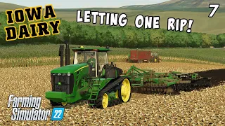 Running the ripper while the workers chop corn! - IOWA DAIRY - UMRV EP7 - FS22