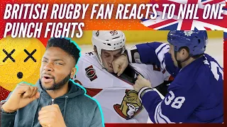 🇬🇧  BRIT Rugby Fan Reacts To NHL Hockey’s Best ONE PUNCH FIGHTS!