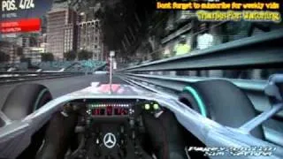 F12010 - Monaco 3 Lap Race - Mclaren Mercedes - 24th to 1st