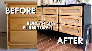 DIY Trash to Treasure Furniture Makeover | Giving an Old Dresser a Modern Update | Furniture Flip