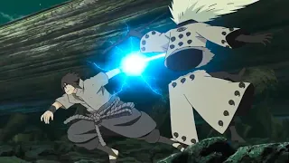 Madara Can't Dodge Sasuke's Chidori and Admits He's Fast // Naruto Uses Ashura's Power on His Senpai