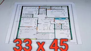 33 x 45 home design || 33x45 house design || 33*45 house plan