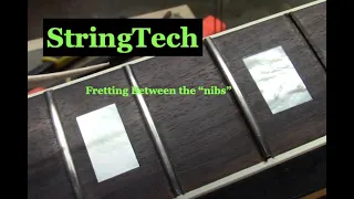 Saving the "nibs" on a bound fingerboard Re-Fret@StringTech