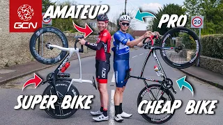 Cheap Bike Pro Rider Vs Super Bike Amateur Rider!