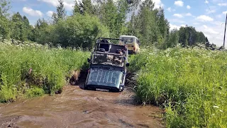 Покатуха выходного дня. Три УАЗа - три мужчины!