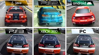 Need for Speed Shift (2009) Java vs PSP vs Android vs PS3 vs XBOX 360 vs PC
