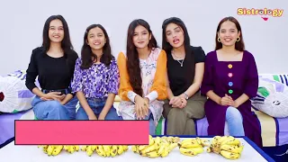 Banana Challenge ft. Iqra Kanwal | Hira Faisal | Fatima Faisal | Rabia Faisal |Zainab Faisal