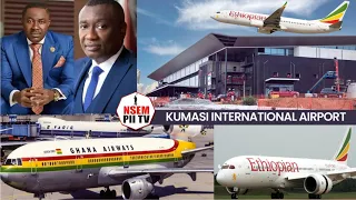 Jubilation hits Ghana!! Ethiopian Airlines Joins Ashanti Airlines For Kumasi Int'l Airport From June