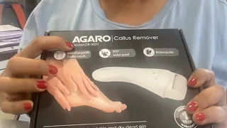 Callus Remover/For cleaning heels and feet at home/ Electric callus Remover/Agaro/Unboxing Part 1