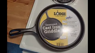 LODGE 10.5 CAST IRON GRIDDLE REVIEW