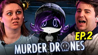 MURDER DRONES - Episode 2 REACTION! | Glitch