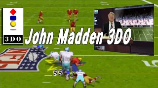 John Madden Football 3DO - Intro and gameplay