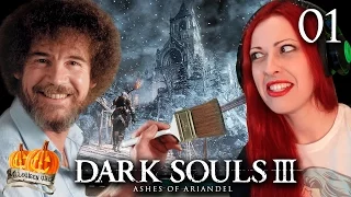 Dark Souls 3 Ashes of Ariandel DLC Walkthrough Part 1 - Enter the Painted World of Ariandel