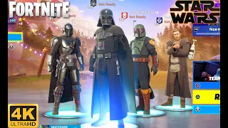 Star Wars Squads Match - Fortnite (Squads Match) #1 Victory Royale 4K 60FPS