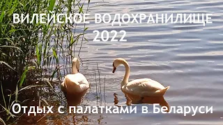 Вилейское водохранилище 2022 - отдых с палатками близ деревни Сосенка. Дикий кемпинг!