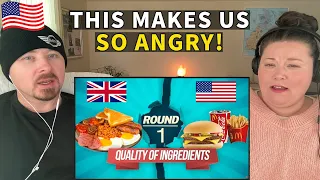 Americans React to US vs UK Food - Which Is Better?