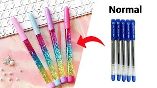 How to make Lava Glitter Lava Pen at home/DIY Glitter Pen/Homemade Glitter Pen/How to makeglitterpen