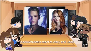 Shadowhunters react to Clace//Clary Fray/Jace Herondale//look at description
