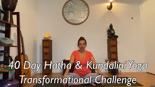 40 day Hatha / Kundalini Yoga weight loss and transformation challenge with Sodarshan Chakra Kriya