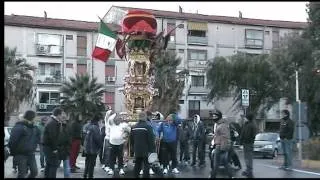 Candelora Cereo Villaggio S.Agata - Prima uscita ufficiale - S.Agata 2013 - Parte 1/6