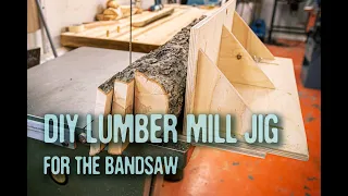 DIY lumber mill jig for the bandsaw