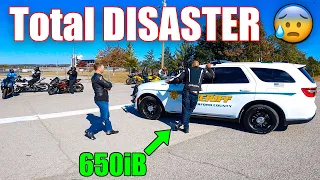 COPS BUST ILLEGAL STREET RACING | Ninja H2, Ducati V4 Superlegerra, BMW M1000rr, CBR1000RR-R SP