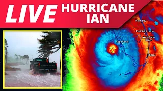 Hurricane Ian As It Mada Landfall In Florida Captured on Webcams as It Happened 9/28/2022