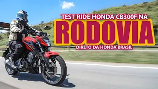 Honda CB300F test ride na RODOVIA