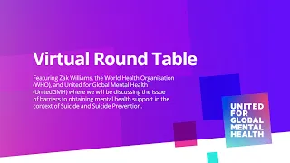 Virtual Roundtable: How can we prevent and decriminalise suicide?