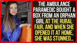 When the paramedic opened the box, she was surprised to find...