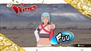 Naruto Ultimate Ninja Storm 3 Fuu Complete Moveset with Command List