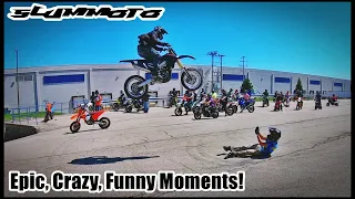 EPIC, CRAZY, FUNNY SUPERMOTO FAILS + WINS COMPILATION