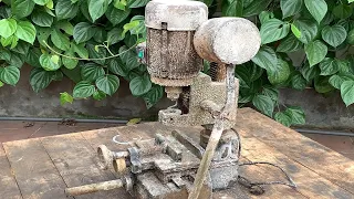 Restoration the Old Rusted Wood Dream Punch Machine // Restoration the Old Wood Mortise Machine