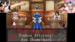 Remi-chan plays Touhou Attorney: Aya Shameimaru part 1 OMG CIRNO!!!